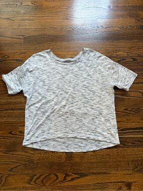 Lulu lemon Women’s Short Sleeve Heathered Crewneck Top - Light Gray